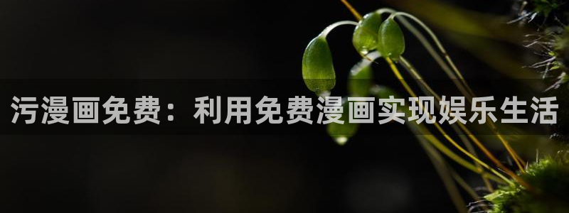 日韩漫画av：污漫画免费：利用免费漫画实现娱乐生活
